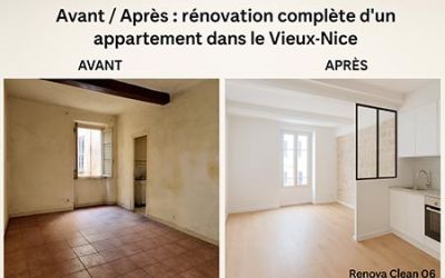 Avant / Après : rénovation complète d’un appartement dans le Vieux-Nice