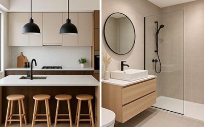 Inspirations déco pour cuisines et salles de bains modernes